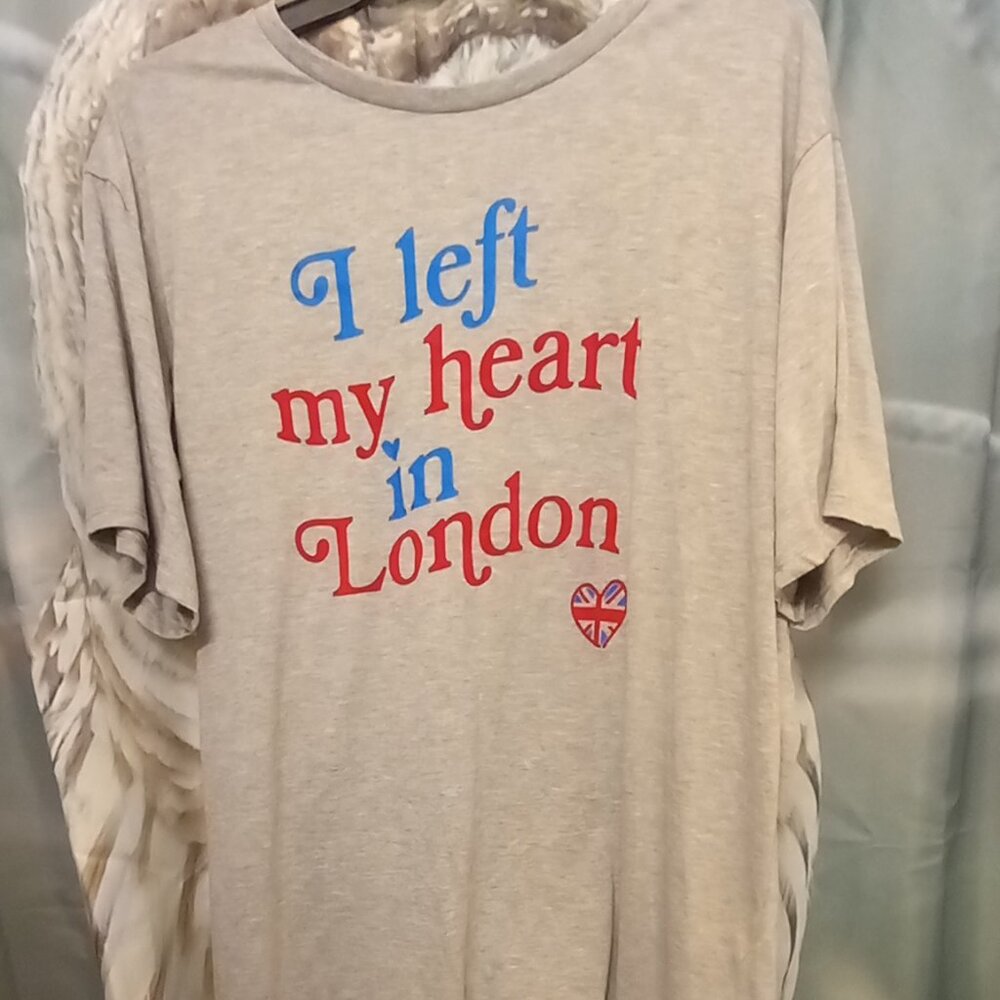 I Left My Heart In London Long Top or Sleep Shirt